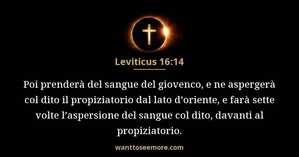Leviticus 16:14