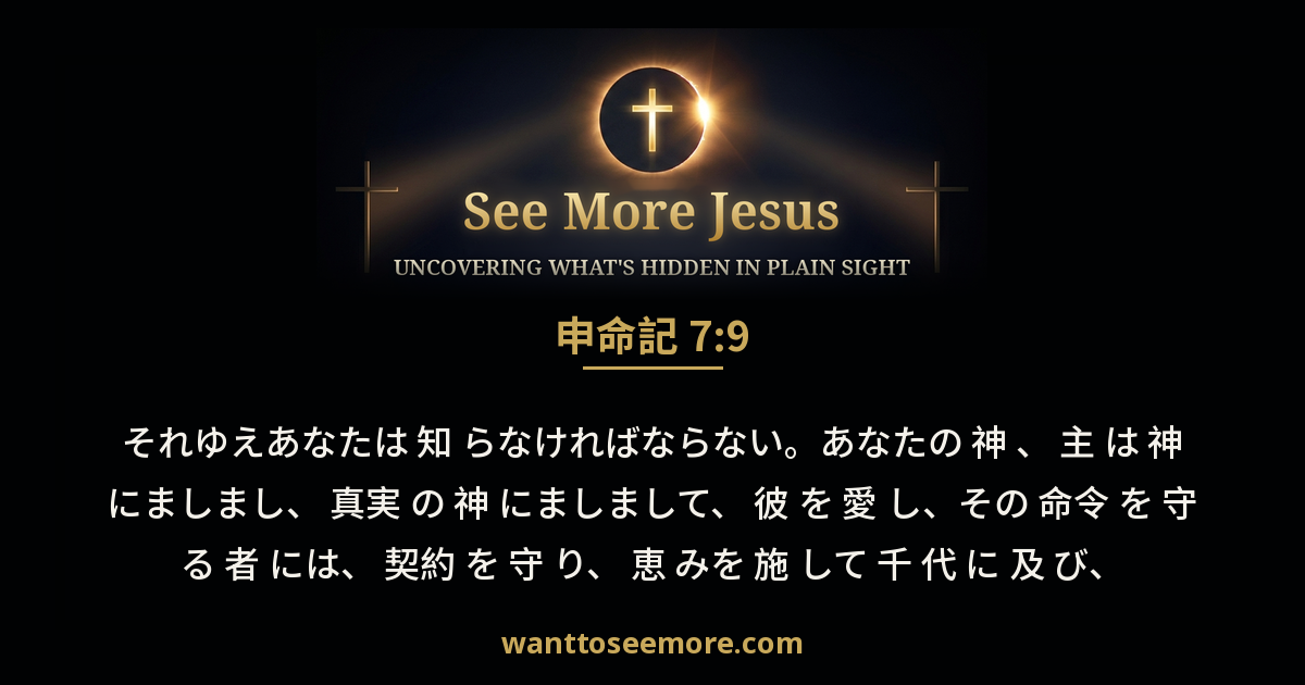 申命記 7:9