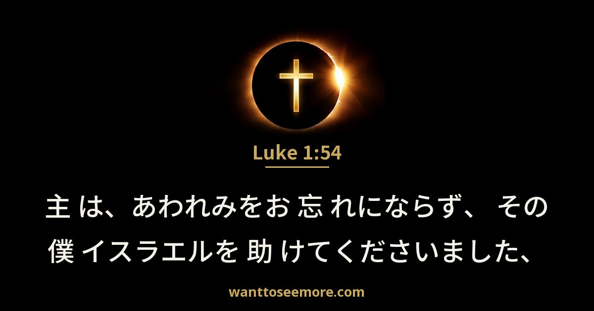 Luke 1:54