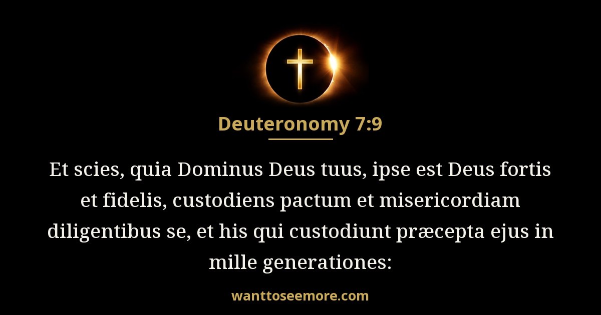 Deuteronomy 7:9