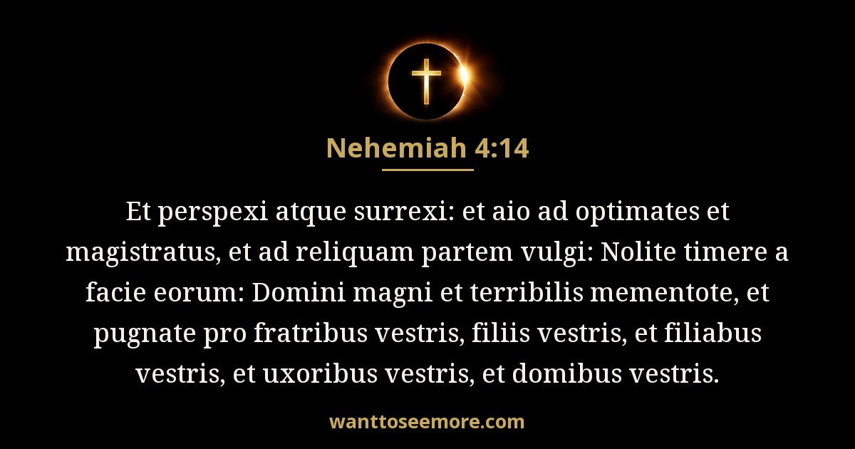 Nehemiah 4:14