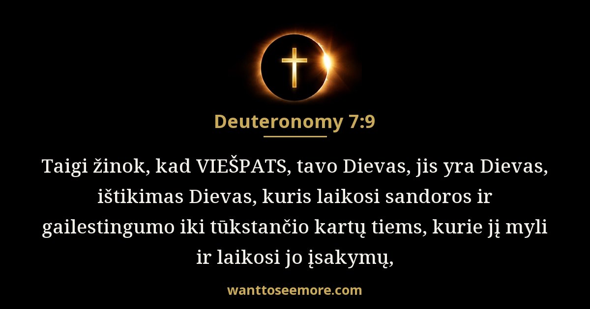 Deuteronomy 7:9