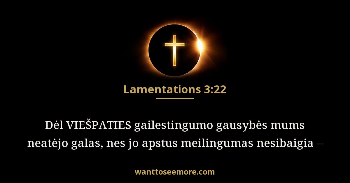 Lamentations 3:22