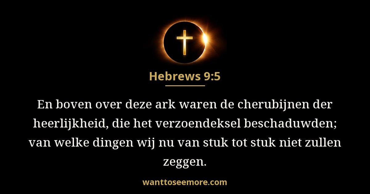 Hebreeën 9:5