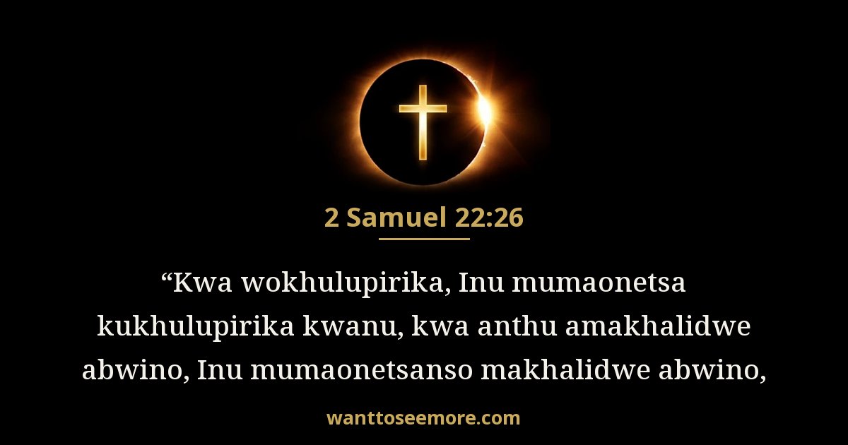 2 Samuel 22:26