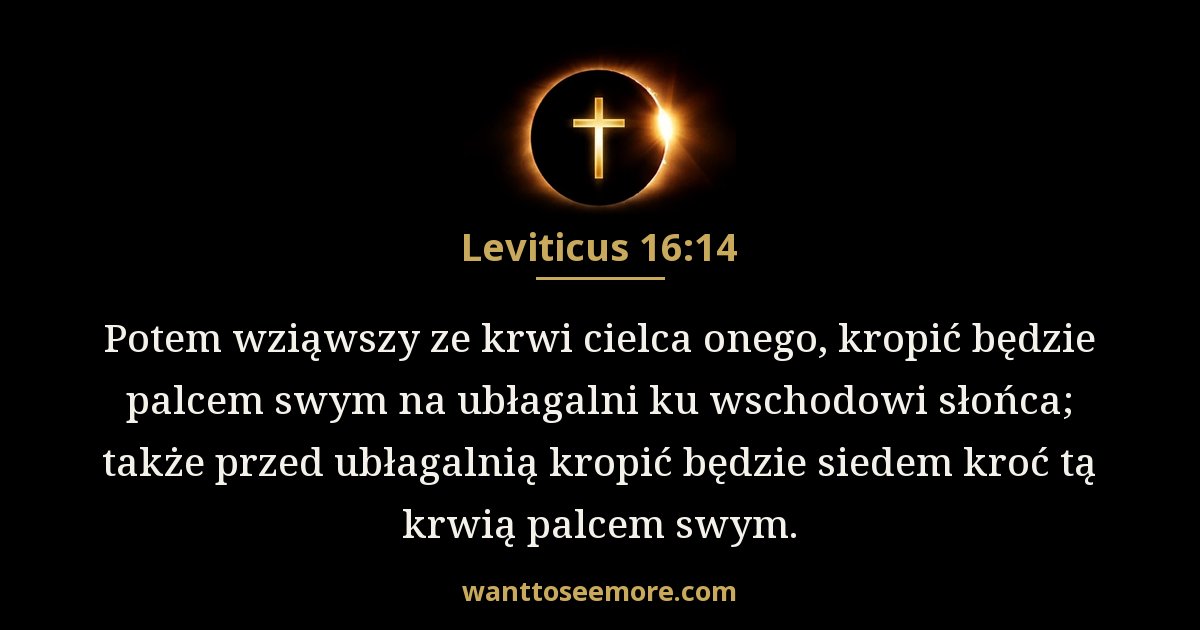 Leviticus 16:14