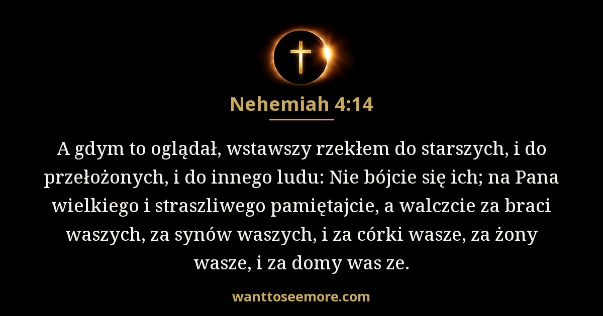 Nehemiah 4:14
