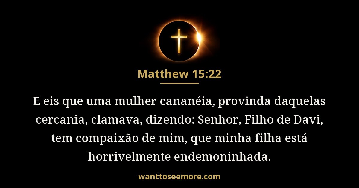 Matthew 15:22