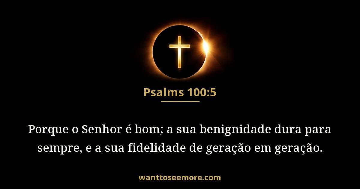 Psalms 100:5