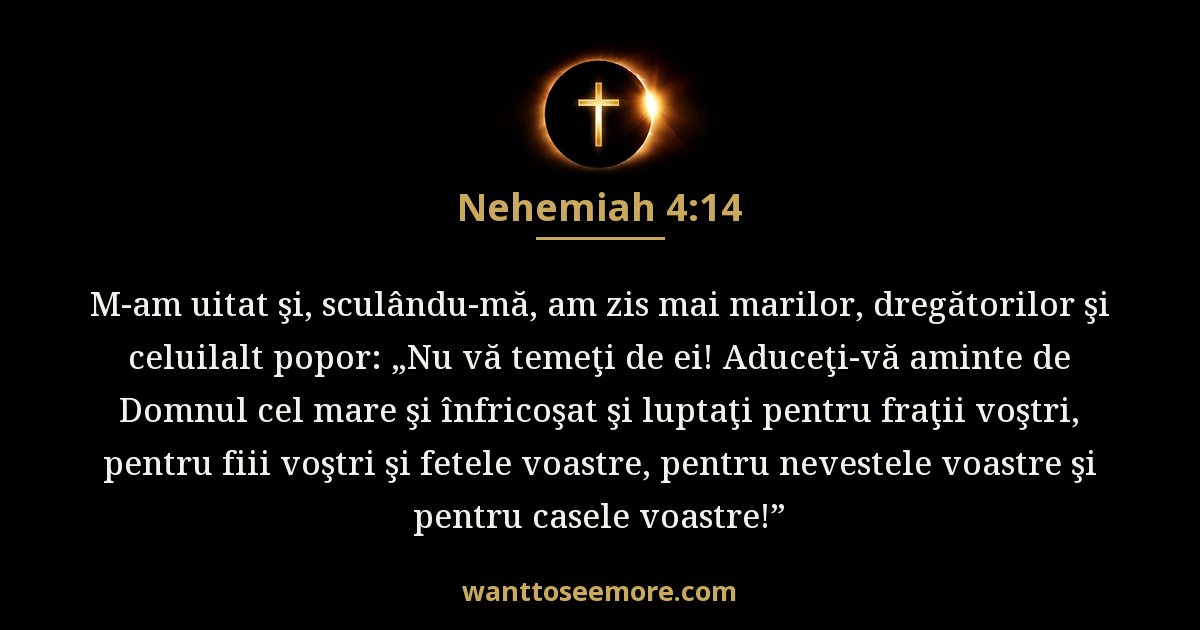 Nehemiah 4:14