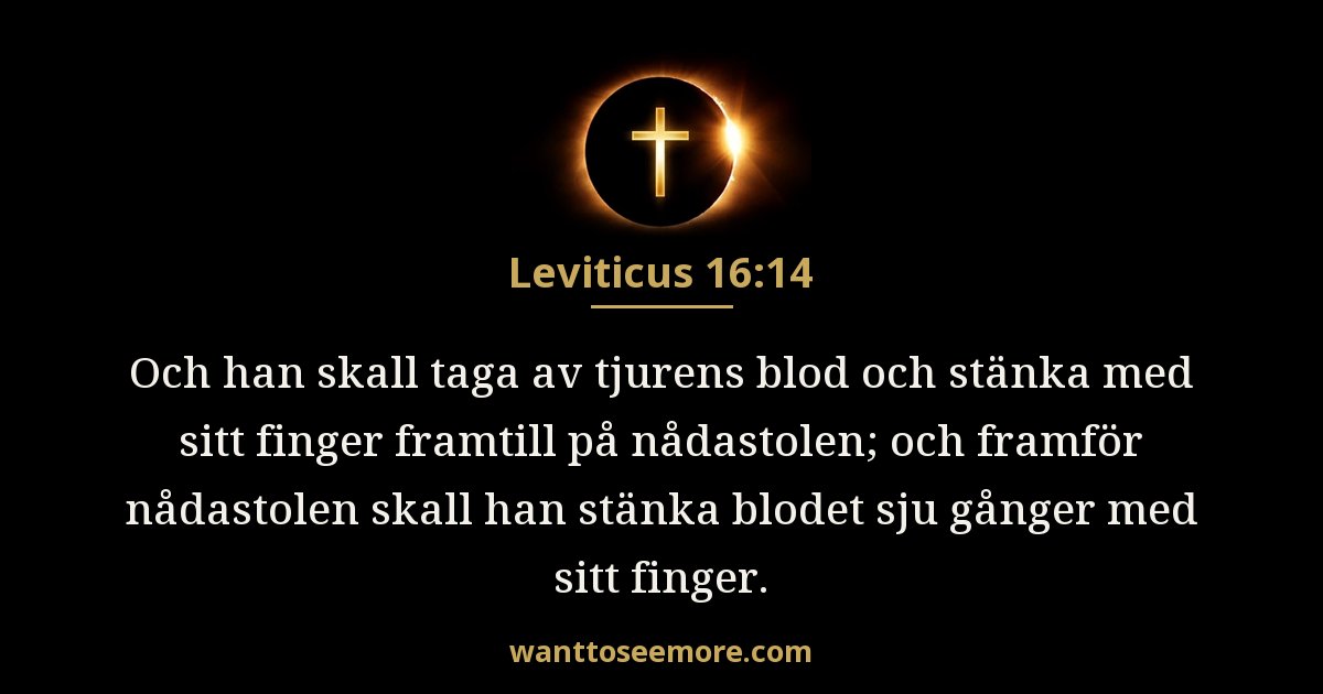 Leviticus 16:14