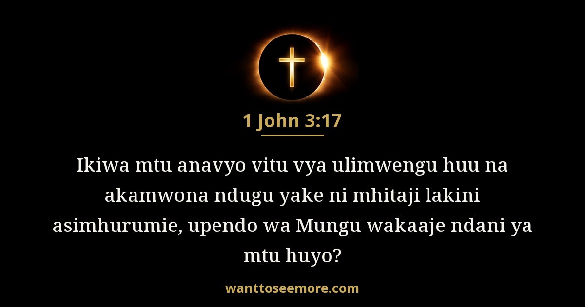 1 Yohana 3:17