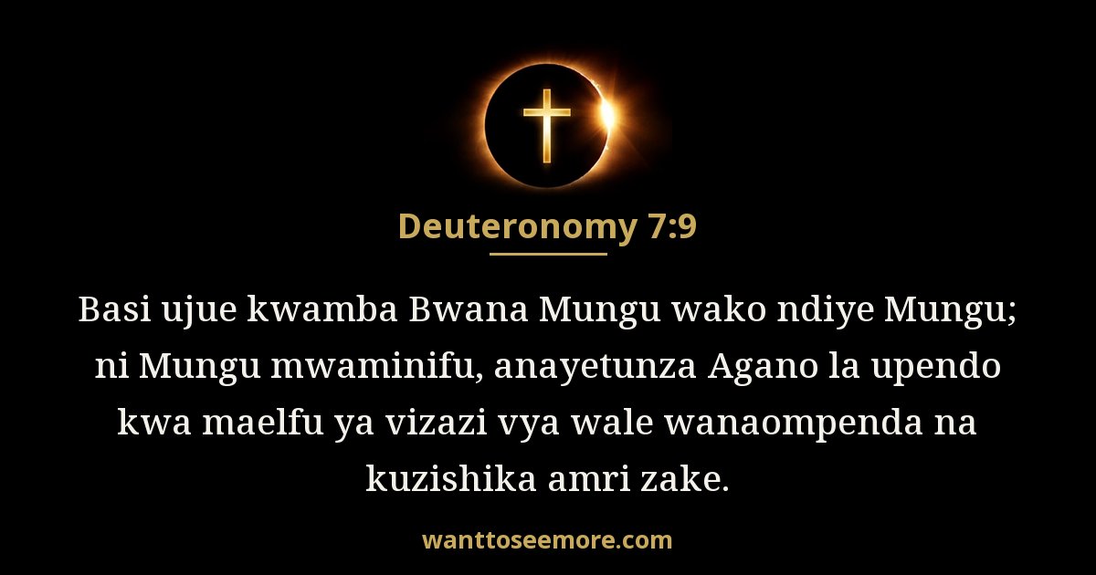 Deuteronomy 7:9