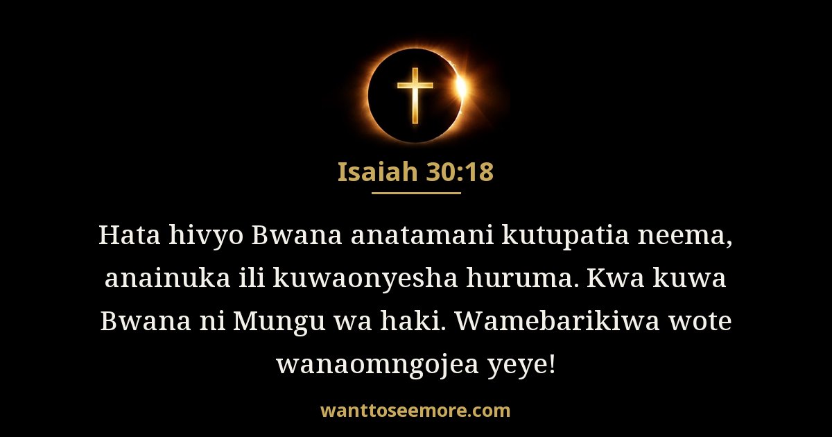 Isaiah 30:18