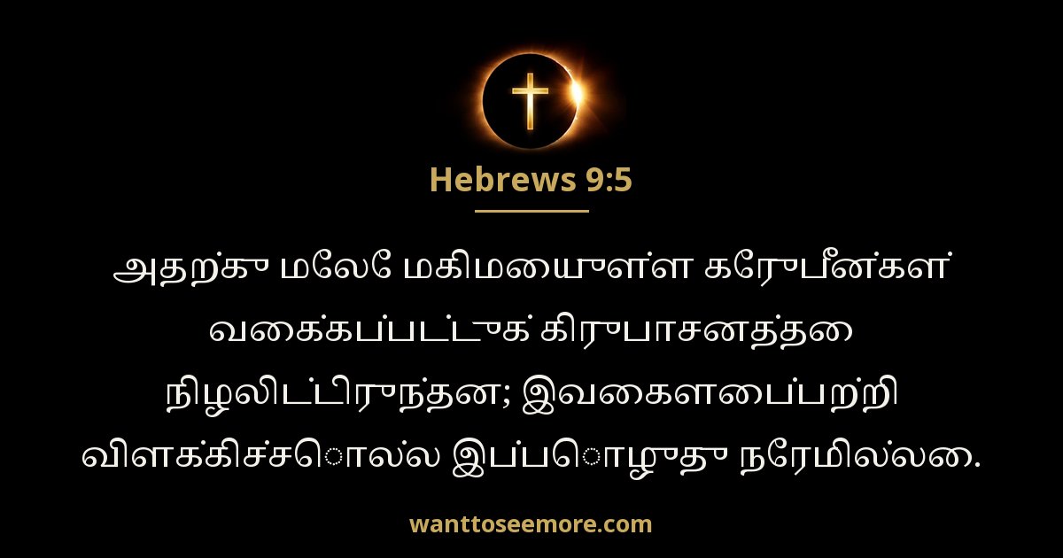 Hebrews 9:5
