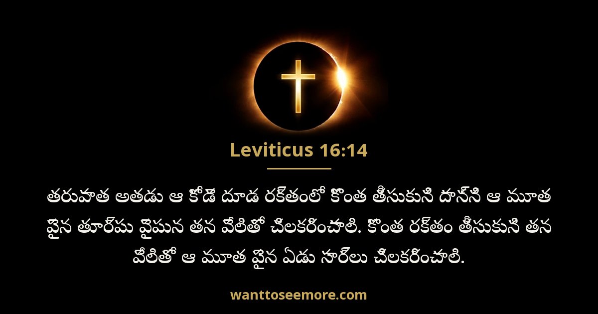 Leviticus 16:14