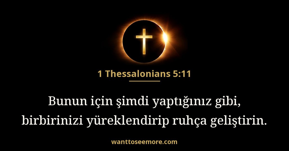 1 Thessalonians 5:11