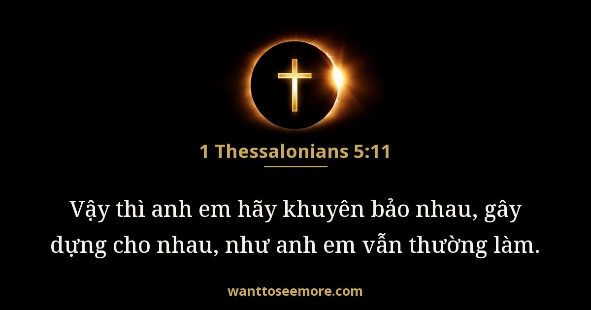 1 Thessalonians 5:11
