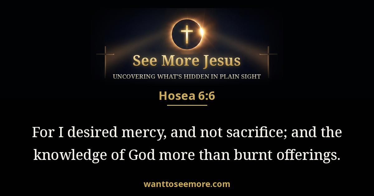 Hosea 6:6