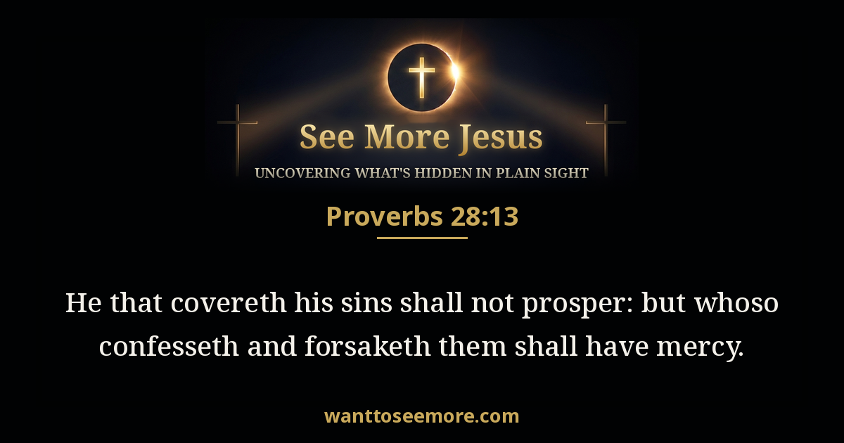 Proverbs 28:13
