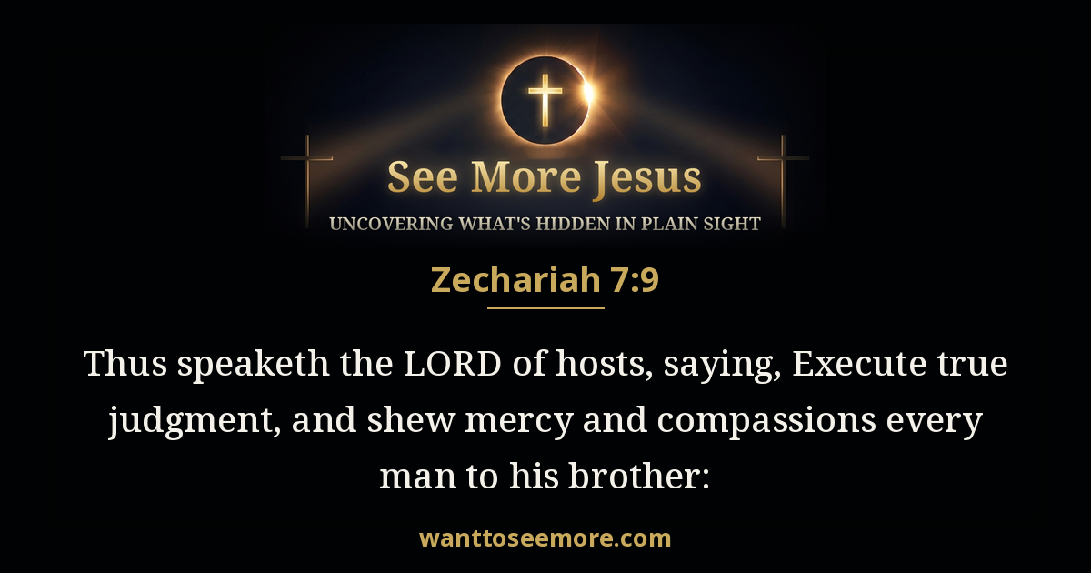 Zechariah 7:9