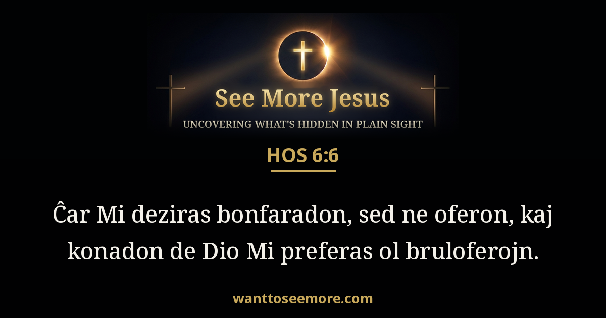 Hosea 6:6