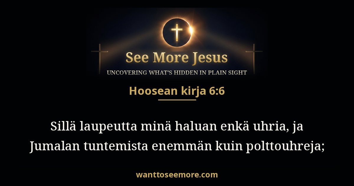 Hosea 6:6