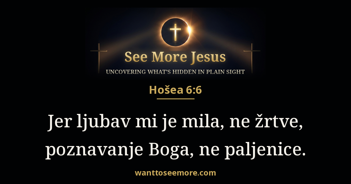 Hosea 6:6