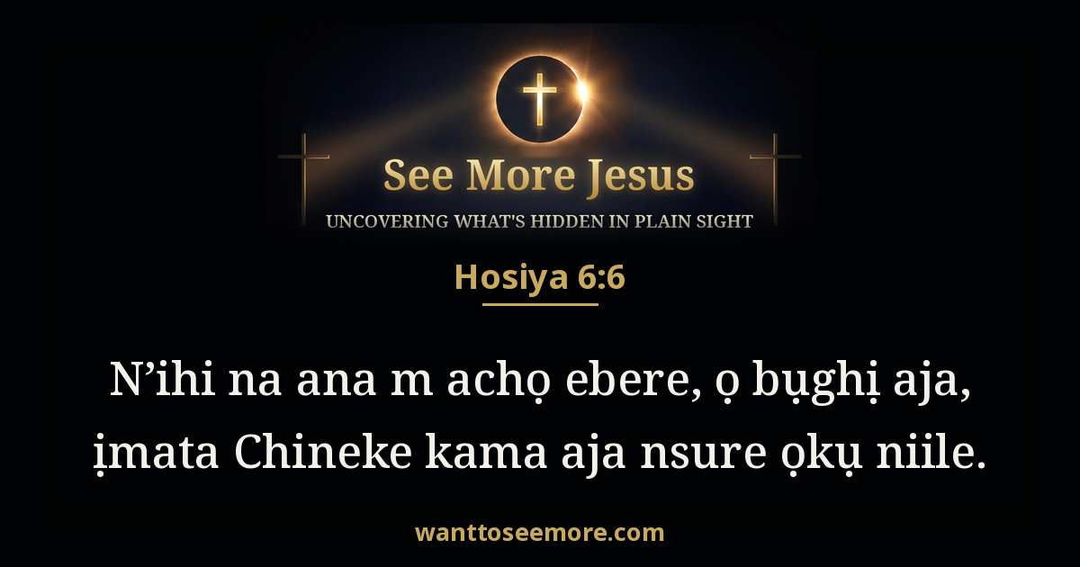 Hosea 6:6