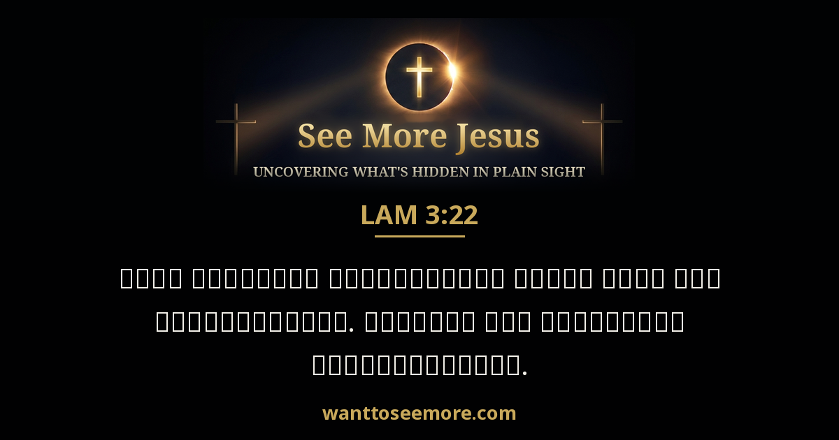 Lamentations 3:22