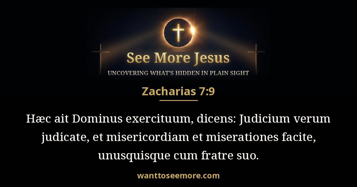Zechariah 7:9