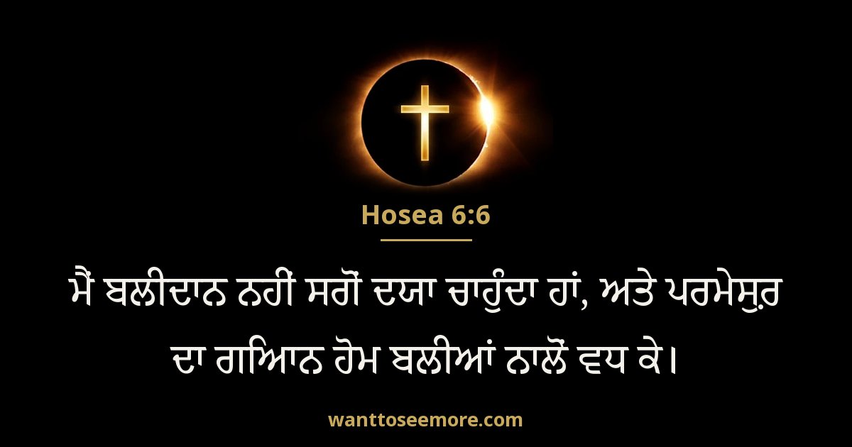 Hosea 6:6