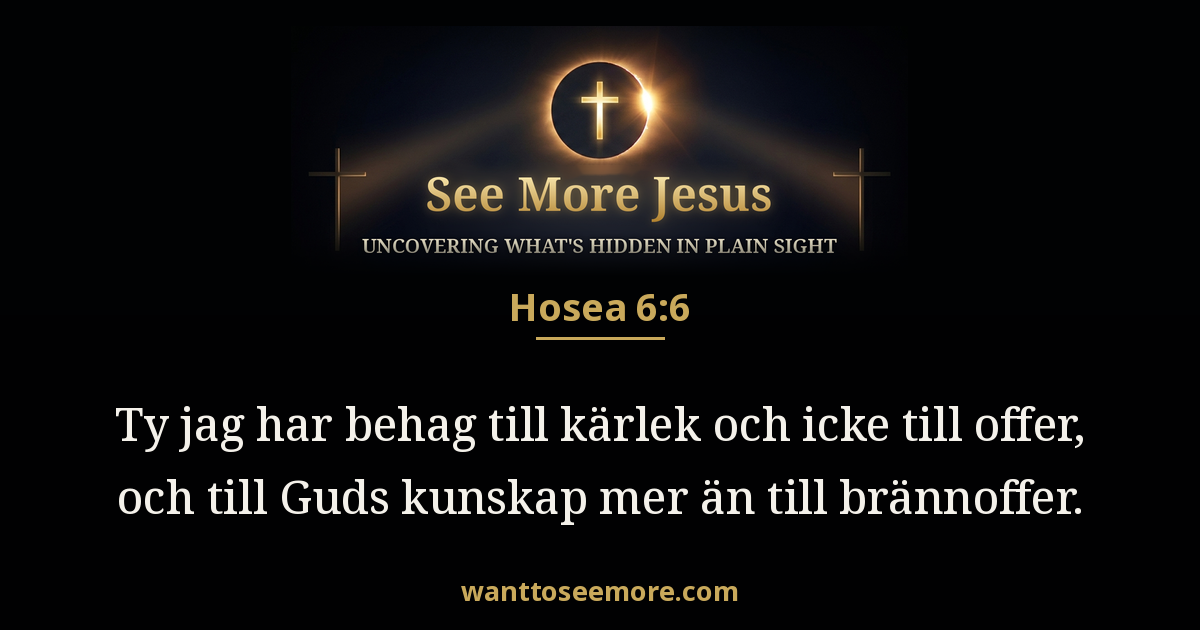 Hosea 6:6