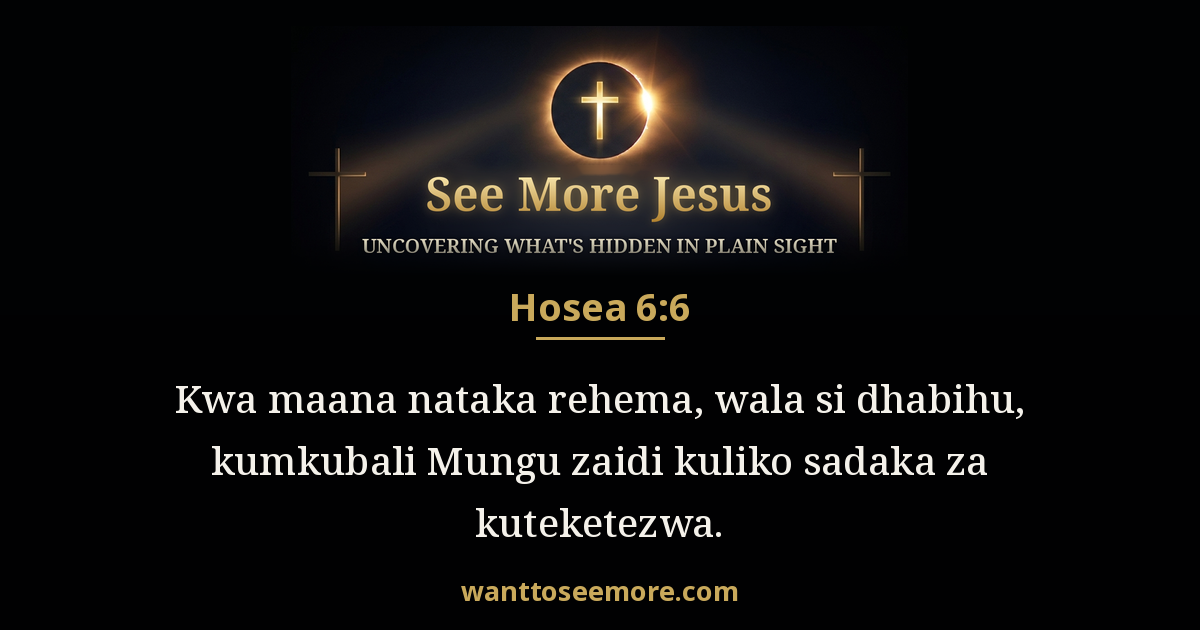 Hosea 6:6