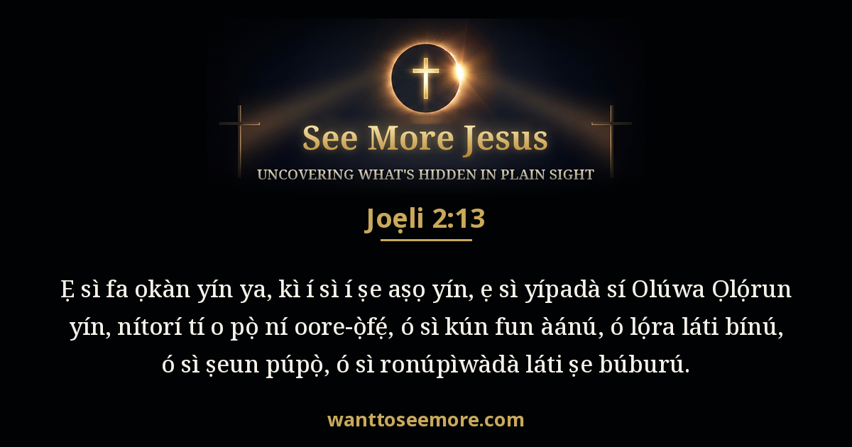 Joel 2:13