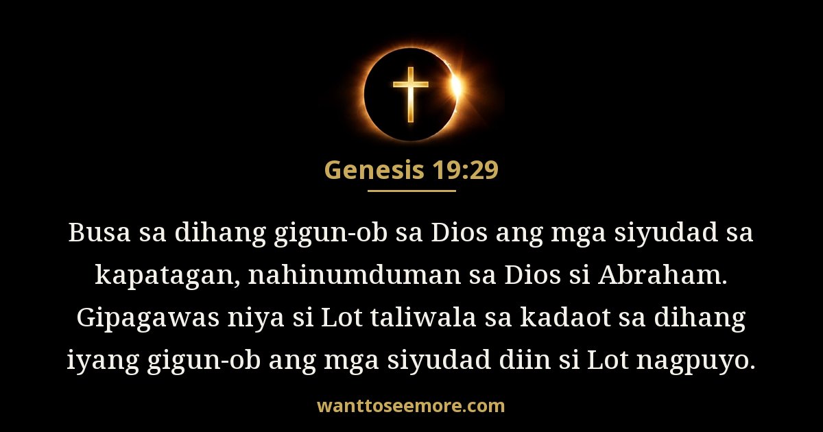 Genesis 19:29