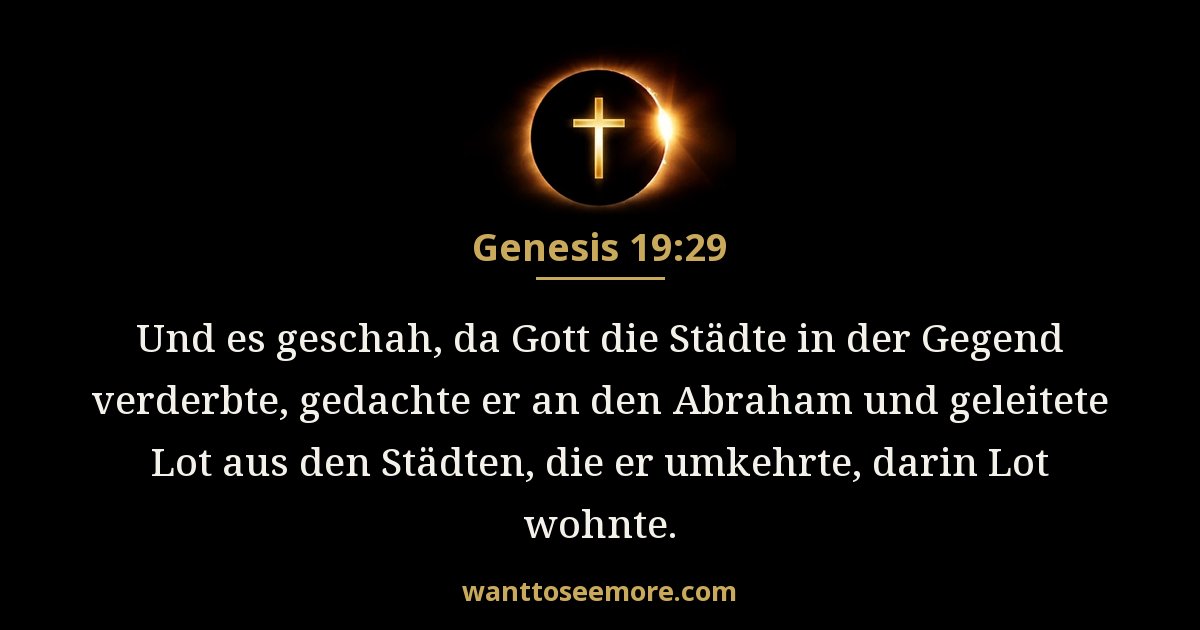 Genesis 19:29