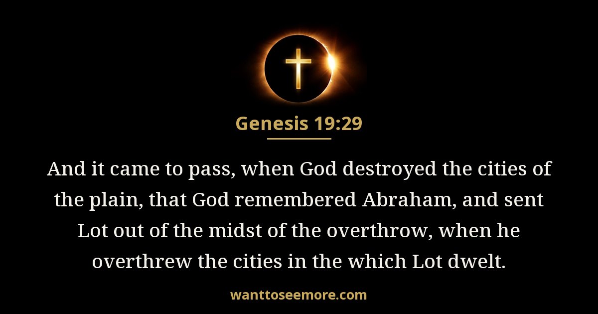 Genesis 19:29
