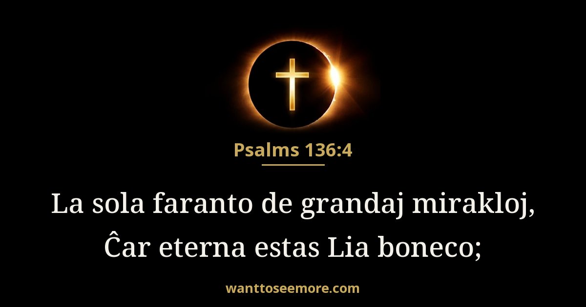 Psalms 136:4