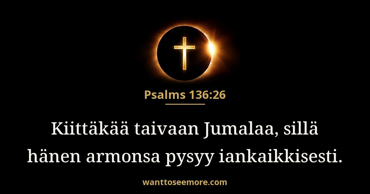 Psalms 136:26
