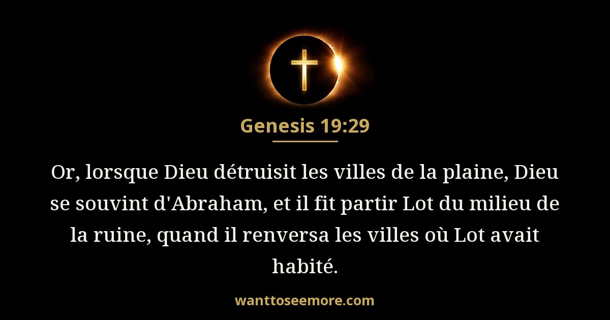Genesis 19:29