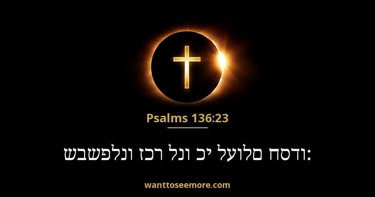 Psalms 136:23