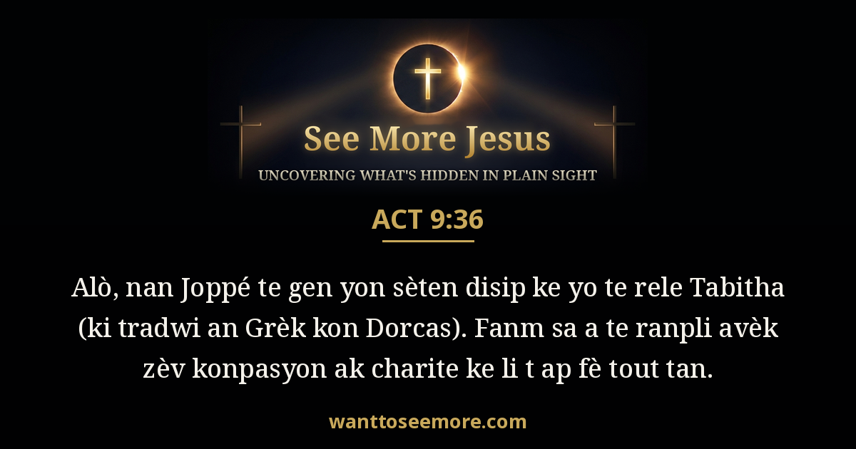 Acts 9:36