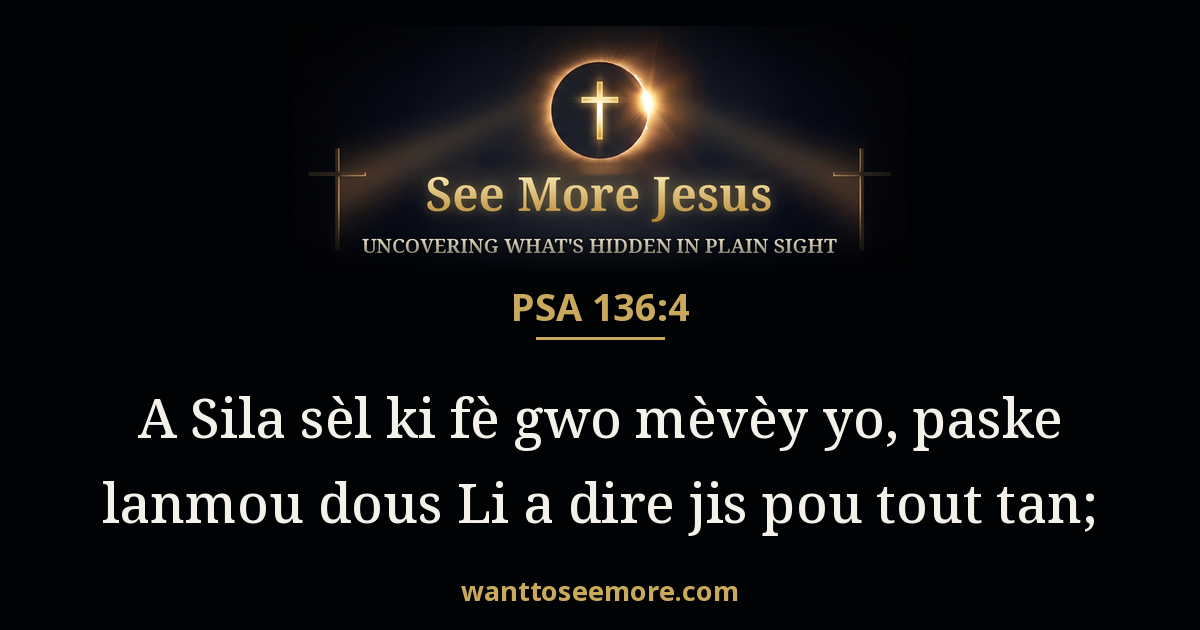 Psalms 136:4