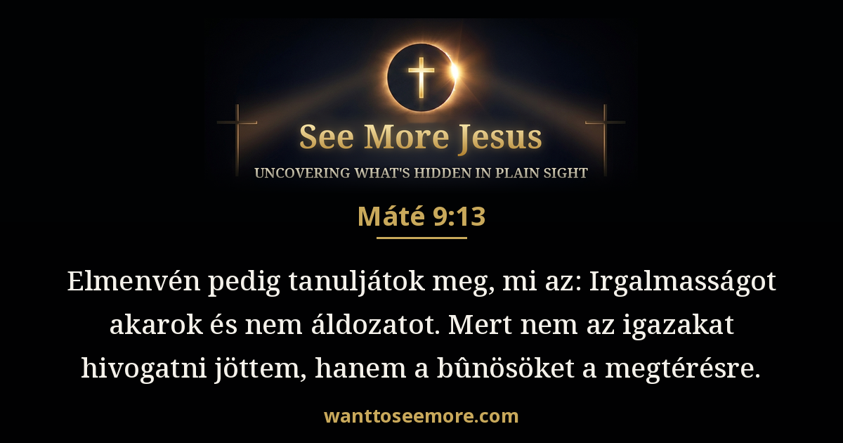 Matthew 9:13