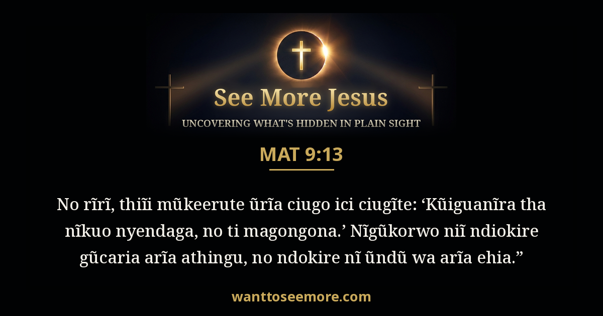 Matthew 9:13