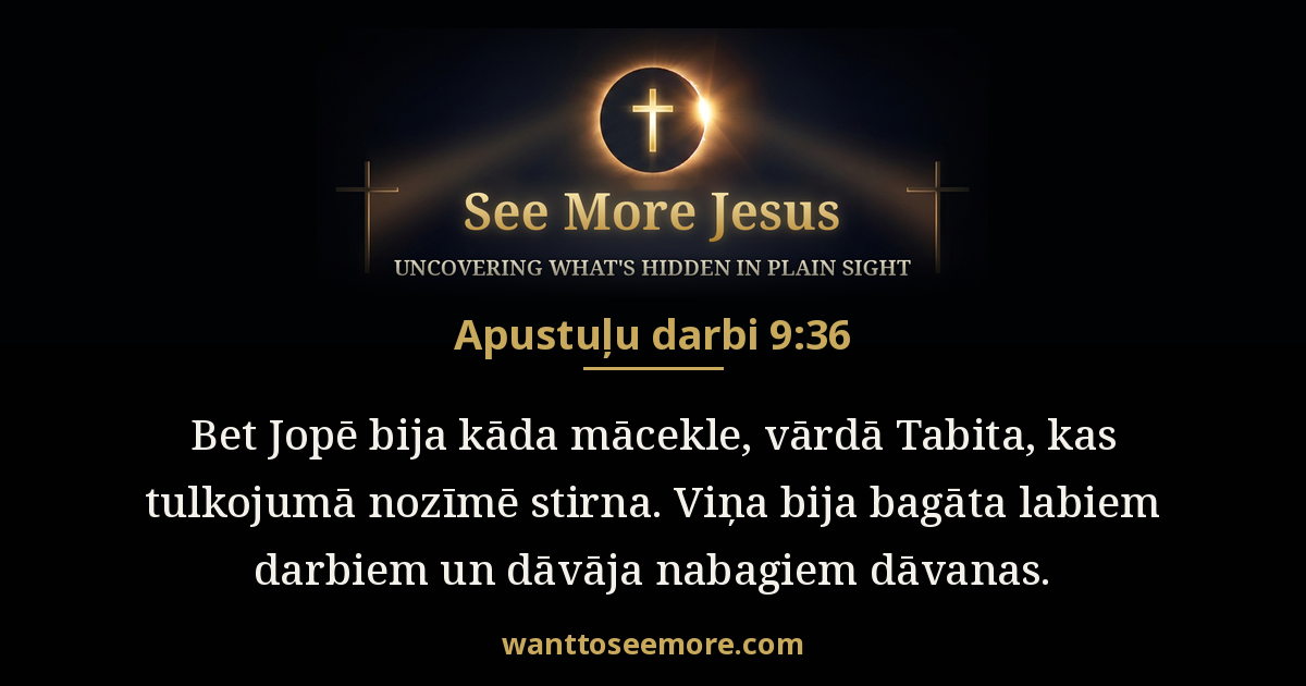 Acts 9:36