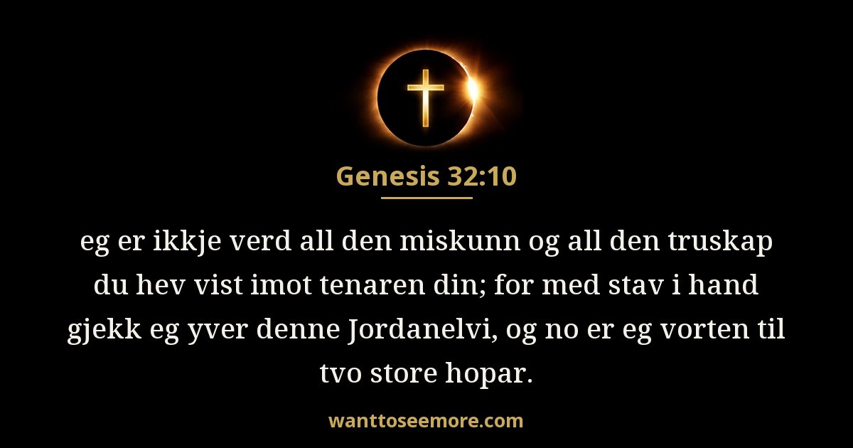 Genesis 32:10