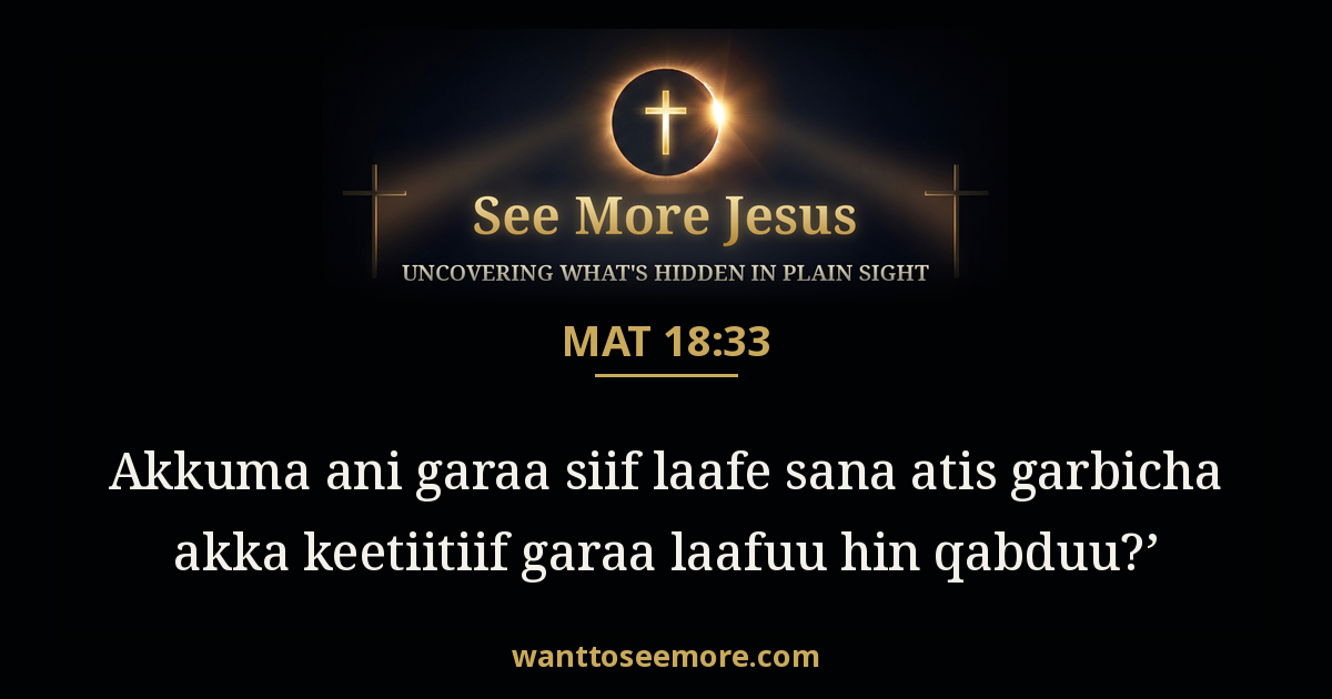 Matthew 18:33