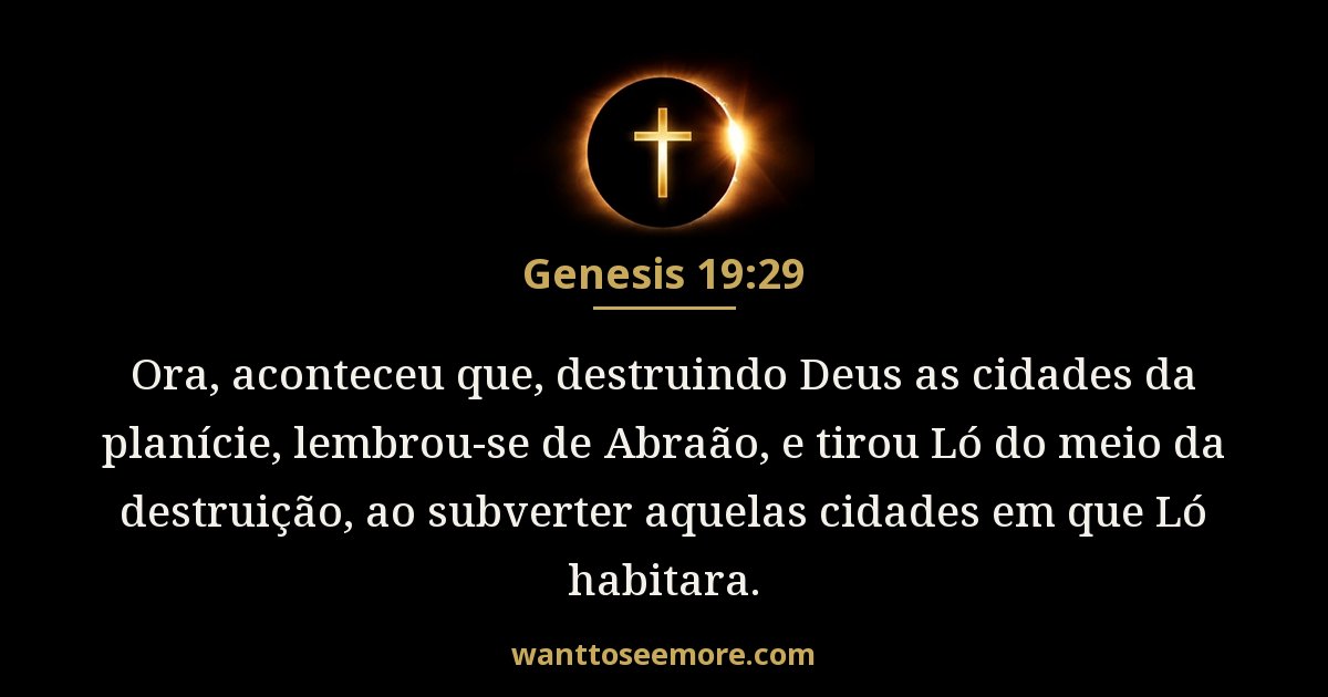 Genesis 19:29
